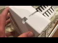 Frigidaire FGHS2631PF3 Ice Maker Adjustment - do this if ice dispenser clogs with several ice cubes
