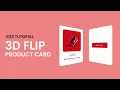 3D Flip Product Card CSS Tutorial