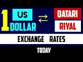 Qatari Riyal to US Dollar Forex Rates Today 14 JULY 2024 Latest Market Updates