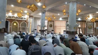 صلاة الجمعة للقارئ عبد الملك المشايخي في جامع خالد بن الوليد 16صفر 1445 هجري 2023 