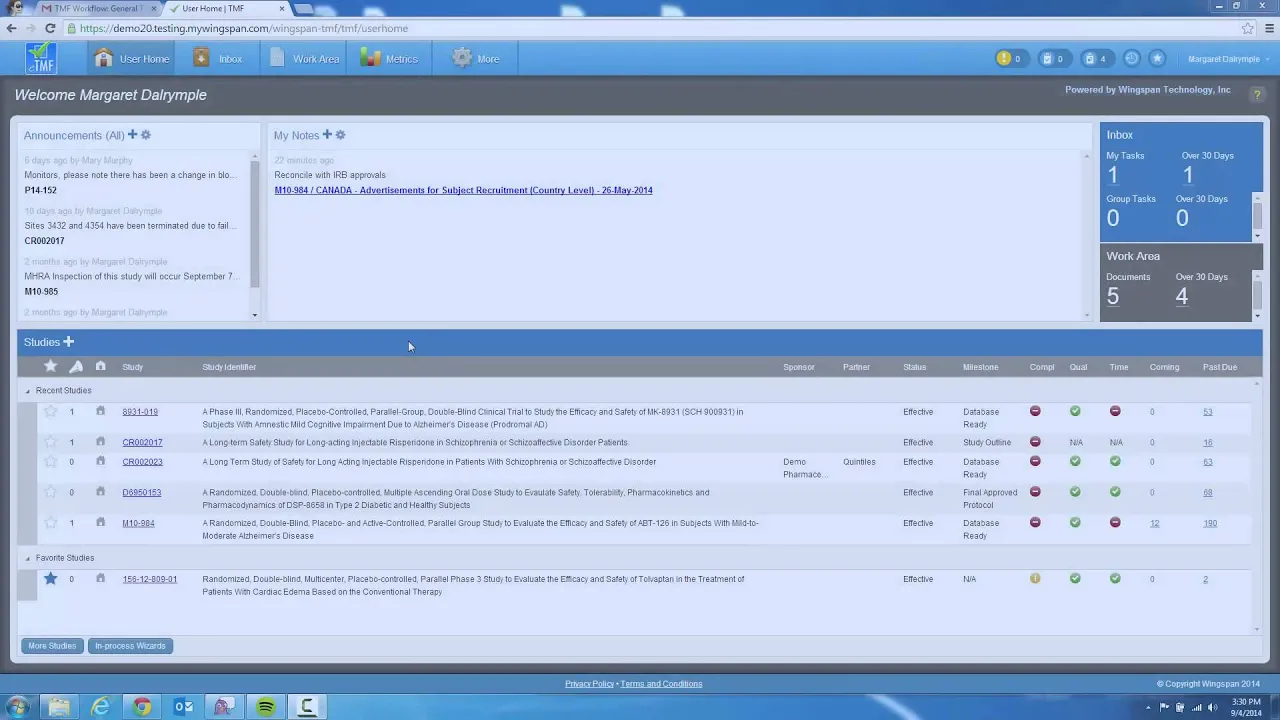 A Day In the Life of Wingspan eTMF