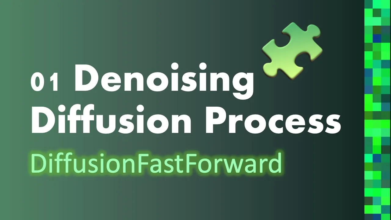 01 - Denoising Diffusion Process - DiffusionFastForward