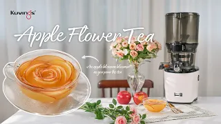 Make a Beautiful Apple Rose Tea at Home 🌸