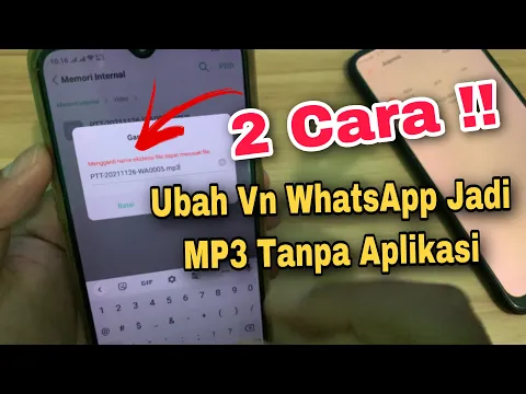 Download MP3 2 Cara Mengubah VN Menjadi MP3 Tanpa Aplikasi