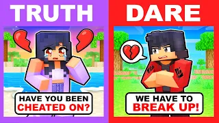 Download Minecraft but TRUTH OR DARE: HEARTBREAK EDITION! MP3