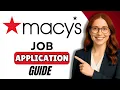 How to apply for a job at Macy s step by step