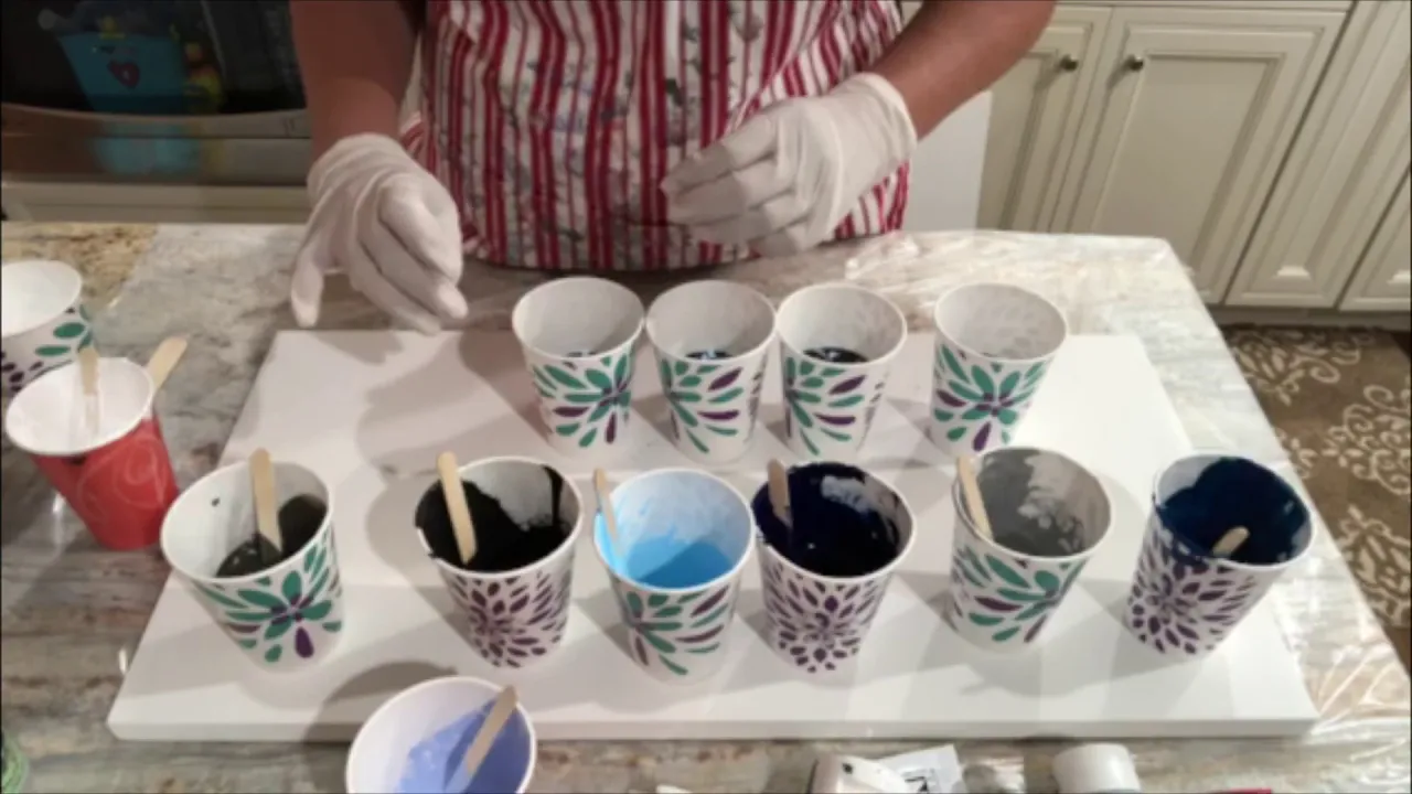 #13 Reloaded — Rocky Road. How to get a ton of cells in your fluid acrylic pour.