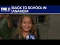 First day of school for Anaheim Elementary students