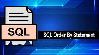 SQL Order By Statement What is the SQL ORDER BY statement Ordering by multiple columns
