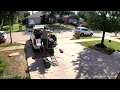 How to load a motorcycle using 6 6ft Harbor Freight Steel Ramps Short people