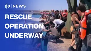 Rescue operation underway after ferry sinks off Cyprus