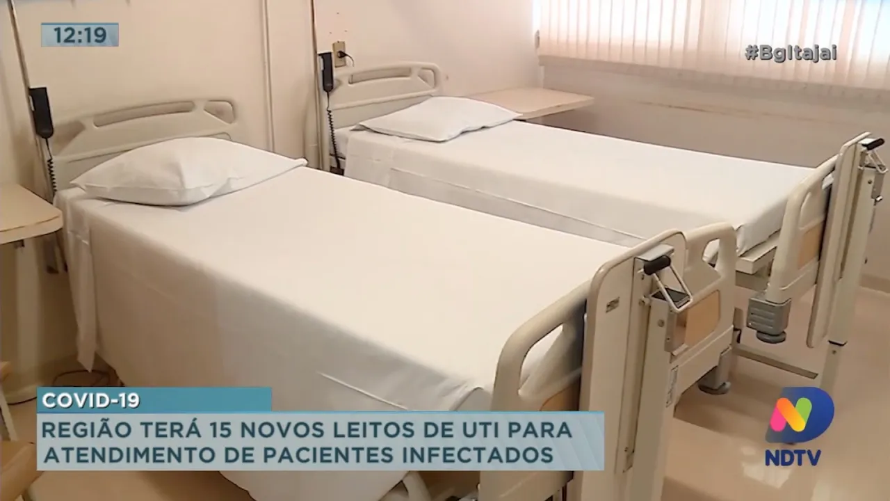 Região terá novos leitos de UTI para atendimento de pacientes infectados com a Covid-19