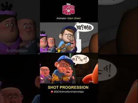 Felix Speaks Q*bert! | Wreck-It Ralph | Shot Progression