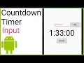 Countdown Timer Part 4 - ENTER A TIME