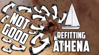 Sail Life – No sanding, no painting but wet plywood…yay! – DIY sailboat repair