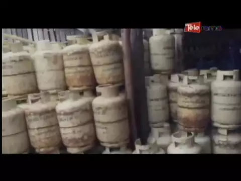 Incautan más de 1400 cilindros de gas en depósito