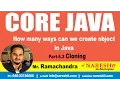 How many ways can we create Object in Java Part 5 3 Cloning Core Java Tutorial