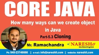 How many ways can we create Object in Java Part 5 3 Cloning Core Java Tutorial