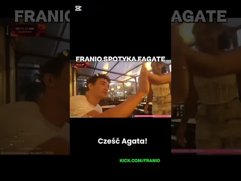 FRANIO SPOTYKA FAGATE😱 #shorts