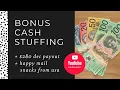 My December 2023 Youtube Payout 280 Bonus Cash Stuffing Time PLUS Happy Mail from USA