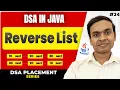 Reverse Linked List in Java LeetCode 206 Linked List Interview Question DSA in Java