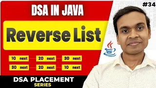 Reverse Linked List in Java LeetCode 206 Linked List Interview Question DSA in Java