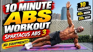 Best 10 Minute ABS WORKOUT for Men Over 40 | No Equipment
