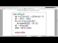Central Difference Method and Code