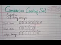 Comparison Count Sorting