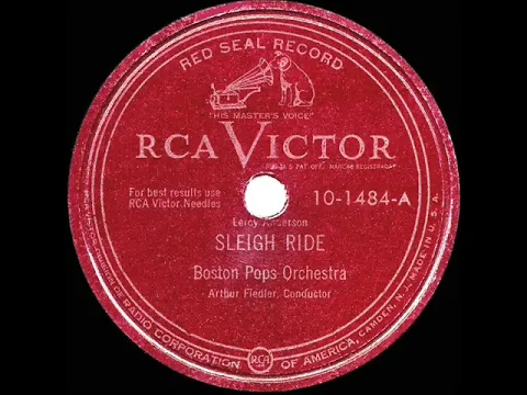 Download MP3 1st RECORDING OF: Sleigh Ride - Boston Pops Orchestra (1949 version)