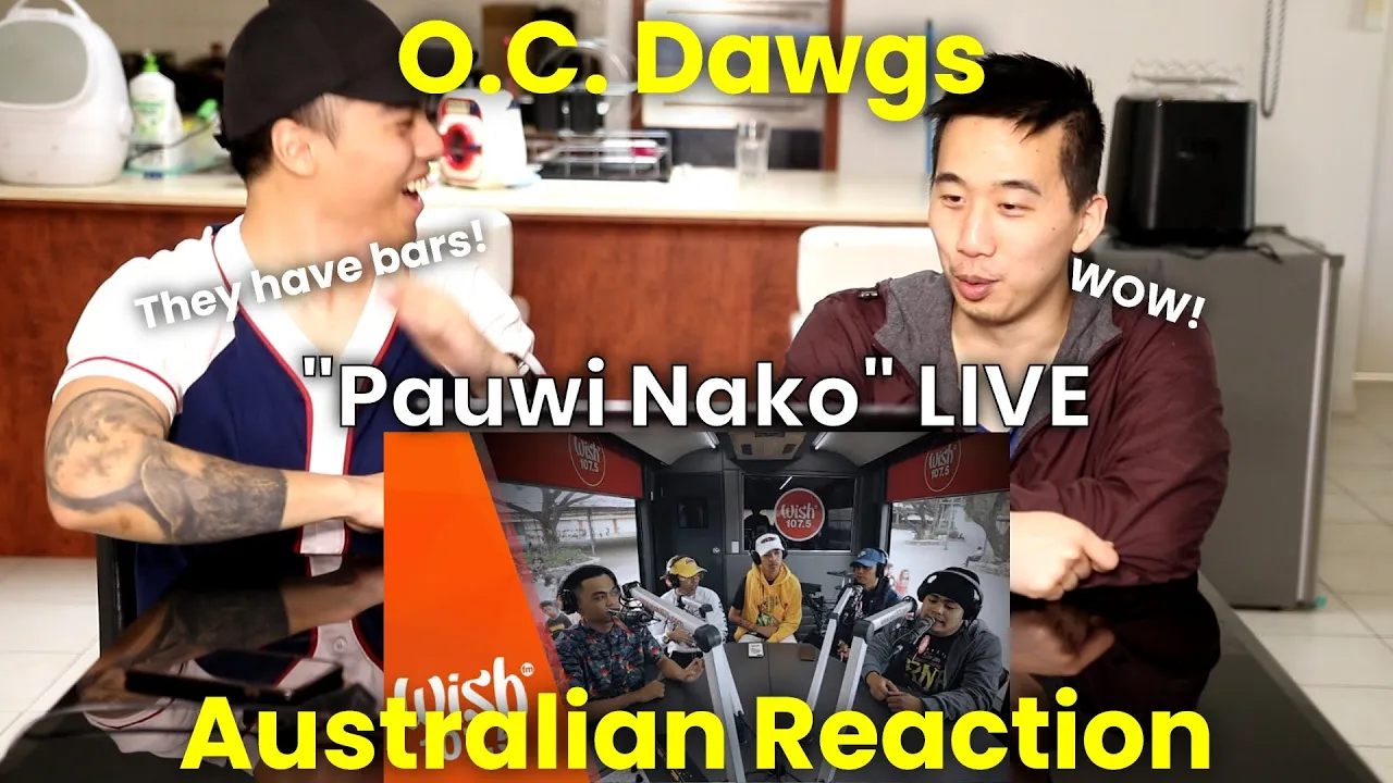 O.C. Dawgs perform "Pauwi Nako" LIVE on Wish 107.5 Bus | Asian Australian Reaction | ADU