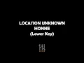 Download Lagu Location Unknown - HONNE (Lower Key Piano Karaoke)
