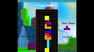 Tetris game in Python with source code