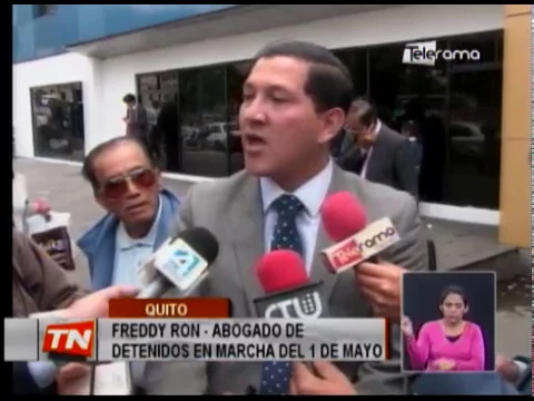 4 detenidos en la marcha son procesados penalmente