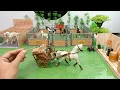 Download Lagu How to make Horse Farm Diorama | Miniature Horse farm DIY | School project