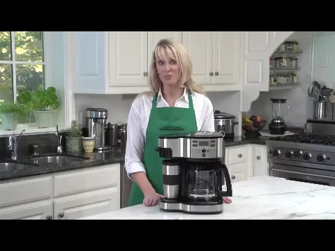 Download MP3 Coffee Maker | Hamilton Beach® | 2-Way Coffee Maker with 12 Cup Carafe & Pod (49980Z)