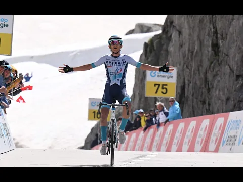 Cycling - Tour de Suisse 2024 - Stage 4 Highlights... Torstein Træen for Gino Mäder, Adam Yates... - YouTube thumbnail