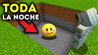 Enterré a VERITY por TODA LA NOCHE en Minecraft y esto le pasó! 😨
