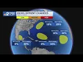 Tracking four tropical disturbances in the Atlantic