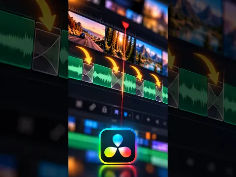 Insert Audio Crossfades At Every Cut Point - DaVinci Resolve