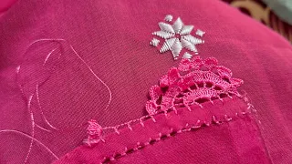 آموزش خیلی آسان بافت سر چادر و نمونه جدید Embroidery Embrodering Newfashionbrand Womensfashion 