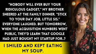 My brother made fun of my 'stupid' invention. He didn't know it just made me a billionaire.