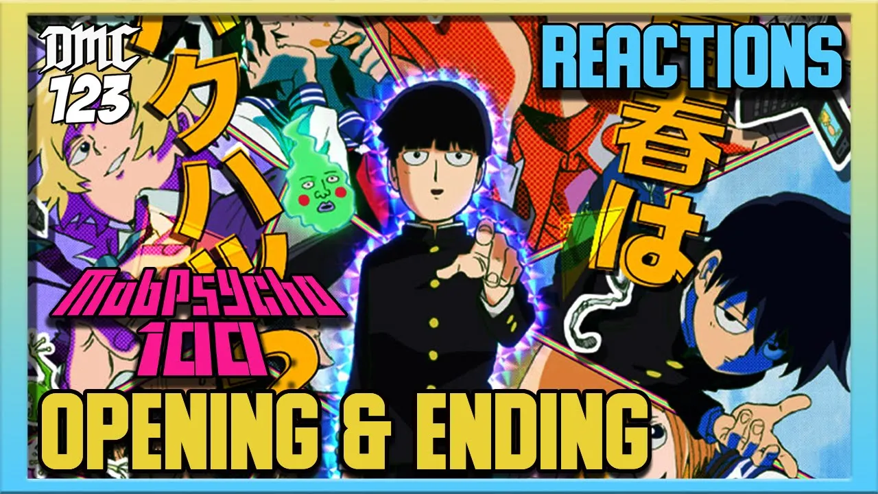 Reaction - Mob Psycho 100 Opening & Ending 1 - Anime OST