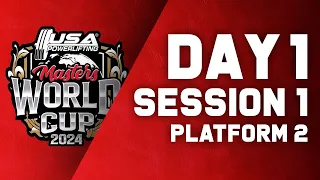 2024 USAPL Master s World Cup Day 1 - Session 1