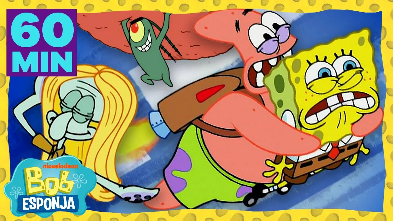 ¡Lo mejor de la temporada 5 de Bob Esponja en una hora! Parte 1 | Bob Esponja en Español