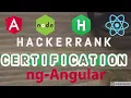 Hacker Rank Angular Certification Basics