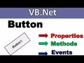 Vb net Button Control properties methods and events in hindi