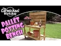 Build a Garden Potting Bench - Woodworking with FREE Pallets