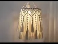 Unique Handmade Macrame Lantern Boho Pendant Lamp Tassel Chandelier for Weddings Unique