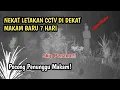 HORROR‼️PENAMPAKAN POCONG LONCAT DI DEKAT MAKAM BARU 7 HARI | EKSPERIMEN CCTV